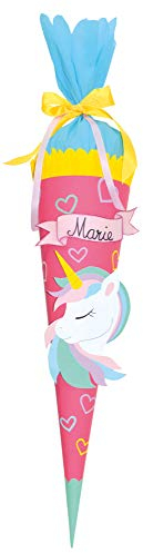 Schultüte Einhorn Zoe Rohling in pink Nr. 9500.3066