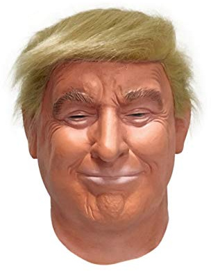 LEKA NEIL Realistic Celebrity for Donald Trumps Masks Latex Mask Costume for Adults American Campaigner Mask Great Halloween Costume Accessory Adult size Orange
