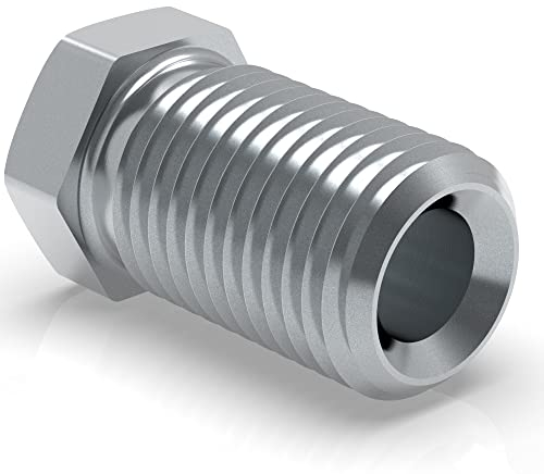 100x Verschraubung 3/8 x 24 für Bremsleitung 4,75 mm Bördel E Typ S Profi Verbinder DIN/ISO 1651 konform