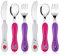 Lehoo Castle Couverts Enfant INOX 6 PCS, Ensemble de Couverts pour Bebe 2 x Cuillères, 2 x Fourchettes, 2 x Couteaux, Set Couvert Bébé pour Garçons Filles(Insecte)