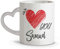 Taza Personalizada de San Valentín. Regalos con Nombres Personalizadas. Tazas Desayuno Originales para Parejas. Detalles Día de los Enamorados para Mi Novio. Regalos Románticos para Hombres. LOVE U
