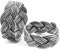 Windalf Wikinger Ring Thorn 9 mm Freundschaftsring Vintage 925 Sterlingsilber (Silber, 48 (15.3))
