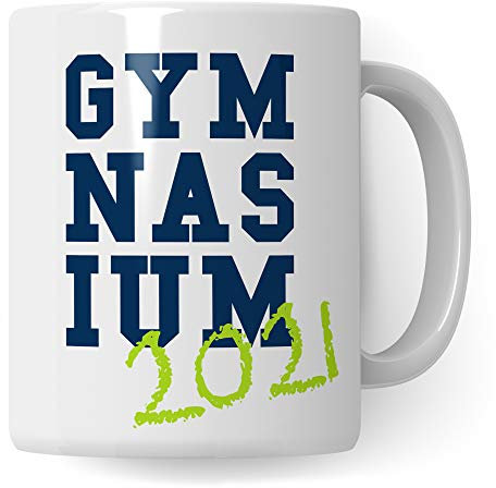 Pagma Druck Gymnasium 2020 Tasse, Übertritt Grundschule Gymnasium Geschenk, Becher Geschenkidee Übergang 5. Klasse Gymnasiast, Kakaobecher Schule Schüler