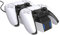 AISEN Controlador de estación de carga dual con adaptadores de tipo C duales para controlador de Playstation 5 DualSense