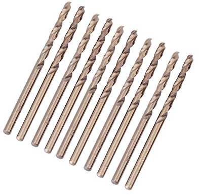 M35 Cobalt Bohrer Set 1mm-5mm HSS Spiralbohrer Zum Bohren von Edelstahl Gusseisen Metall(1mm), HSS-Spiralbohrer