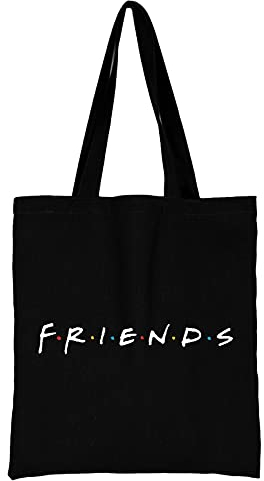 Friends Printed Canvas reusable grocery bags, Foldable Casual Travel HandBag, Shoulder Beach Tote Bags, Shopper bag eco friendly super strong washable Storage bags Shopping bag Canvas bag for Women