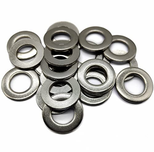 Rondelles plates M18, acier inoxydable 304, diamètre interne 18 mm, diamètre extérieur 34 mm, épaisseur 3 mm, finition unie, pour boulon et vis (lot de 20)