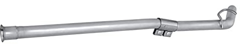 HELLA 8LA 366 003-081 Abgasrohr - Easy2Fit Kit - mitte - zweiteilig | Kompatibel mit: RENAULT KANGOO, KANGOO Express