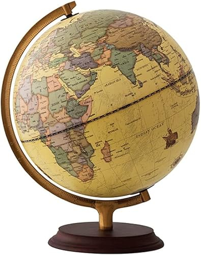 Globus Vintage Weltkugel, Antik, dekorativer Desktop-Globus, Geographie, pädagogische Erdkugeln mit Ständer, klein für Kinderkugeln Aktualisiert