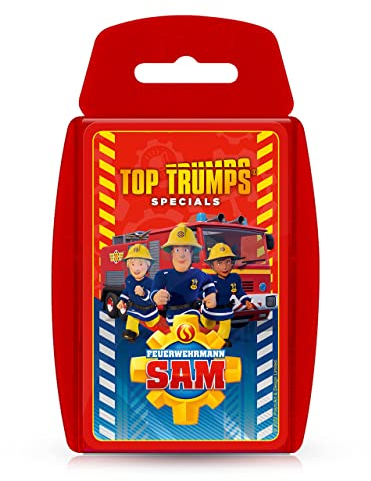 TOP TRUMPS - Feuerwehrmann Sam - Kartenspiel - für Kinder ab 5 Jahren - Deutsch