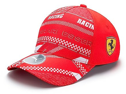 PUMA Scuderia Ferrari - Grafische Kappe - Rot - Unisex - Größe: Einheitsgröße