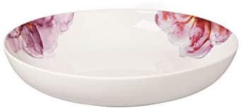 Villeroy & Boch - Rose Garden Saladier, Saladier En Porcelaine Blanc, Contenance 5 218 Ml