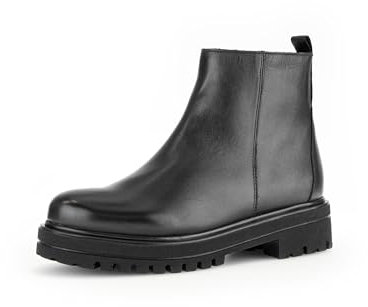 Gabor Damen Chelsea Boots, Frauen Stiefeletten,Wechselfußbett,Best Fitting,Warmfutter,uebergangsschuhe,uebergangsstiefel,schwarz,40 EU / 6.5 UK
