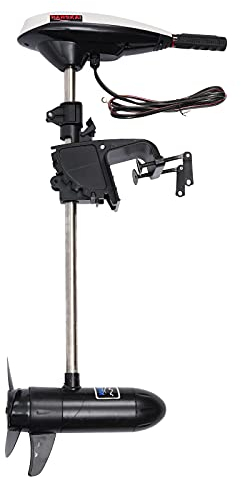 45LBS Elektrobootsmotor YUNRUX Einziehbarer Griff Außenborder Elektromotor Boot Elektro-Motor Bootsmotor Außenbordmotor Bootsmotor-elektrisch Empfohlenes Batteriemodell: 12v100AH