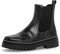 Gabor Damen Chelsea Boots, Frauen Stiefeletten,uebergangsstiefel,Schlupfstiefel,flach,Stiefel,Bootee,Booties,schwarz (Weiss),37.5 EU / 4.5 UK