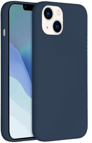 Accezz Liquid Silikoncase Handyhülle für das iPhone 14 - Hülle Case Dunkelblau