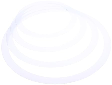 Toyvian 4stücke Drum Tone Control Teiliges Dämpfer Schlagzeug Geeignet Für Snare Drums Aus Langlebigem Pc-film Einfach Zu Transportieren Installieren Perfekter Klangreduktionsring Für