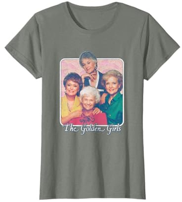 The Golden Girls Iconic Characters Group Shot Retro Poster T-Shirt