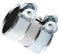 ALI2 42mmx95mm Colliers de Serrage pour Tuyaux d'Échappement,Collier de Serrage Silencieux Echappement Voiture en Acier Inoxydable,Raccord de Tuyau d'Échappement (42mmx95mm)