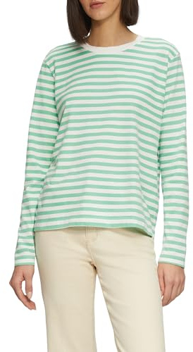 s.Oliver Gestreiftes Langarmshirt aus Baumwolljersey