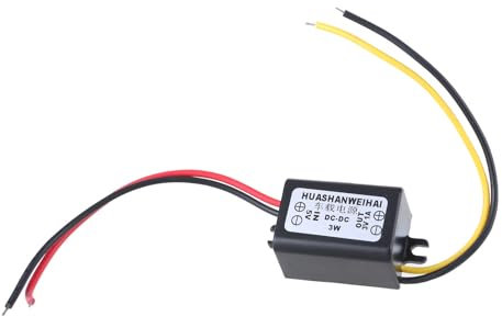 AYPOHU Convertisseur DC5 V vers 3 V 1 A 3 W Convertisseur abaisseur de tension réducteur étanche pour voiture camion
