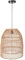 VIVANNO Deckenlampe Deckenleuchte Rattan PURE 35x40 cm beige natur