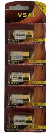 Sivitec 4LR44 6V Alkaline Batteries, Pack of 5