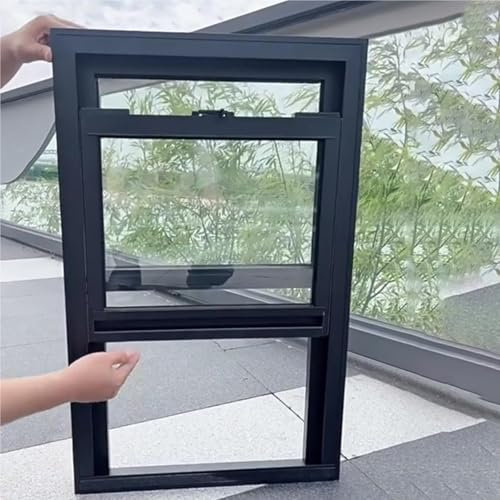 Aluminium-Fenster für Lebensmittelwagen mit gehärtetem Glas und bündig montiertem Schiebe-Design, 100 x 70 cm