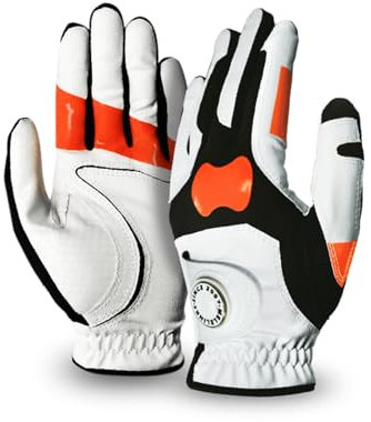 HPLSZCN Golfhandschuhe Herren, Golfhandschuh Linkshänder Golfer Atmungsaktiv Comfotable Fit