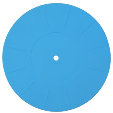 YPREWY Schallplatten-Spieler-Slipmat für Plattenspieler, antistatisches Silikon, rutschfest, dickes Vinyl, für anspruchsvollen Klang, antistatische Plattenspieler-Matten