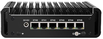 Micro Firewall Appliance, Mini PC, Mikrotik, OPNsense, VPN, Router PC, I5 1135G7, RJ17, AES-NI, 6 x Intel 2.5GbE I226-V LAN, COM, HDMI, Sim Slot, 32G RAM, 256G SSD