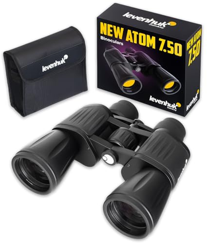 Levenhuk New Atom 7x50 Fernglas für Erwachsene – Leicht, Robust | Professionell, Wasserdicht, mit BaK4-Prismen & FMC-Linsen, Ideal für Vogelbeobachtung, Jagd, Wandern & Konzerte