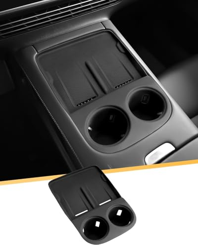 YEE PIN For Xpeng G6 EV 2024 (Not for 2025 New G6!) Protective Pad for Wireless Charger with Cup Holder Storage Box, Cup Holder Glove Box for Xpeng G6 EV Accessories