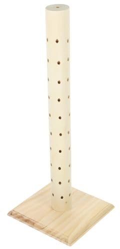 Générique Présentoir Surface Lisse et Facile à Nettoyer 60 Trous Ronds en Bois pour Halloween ou Table de Fête