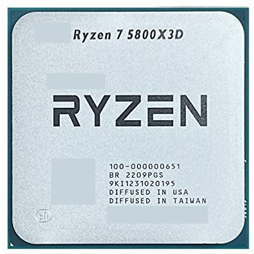 R 7 5800X3D R7 3.4 GHz 8-Core 16-Thread CPU Processor 7NM L3=96M 100-000000651 Socket AM4 Sealed But Without Fan