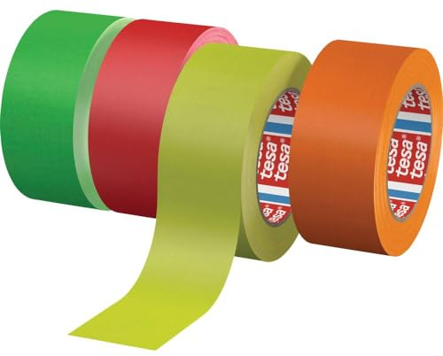 tesa 04671-00049-10 Tesaband Neonorange, 25mx19mm