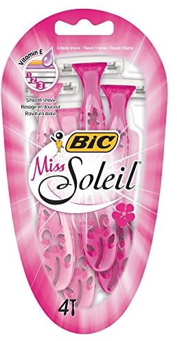 BIC Miss Soleil Disposable Women's Razors, 4 each