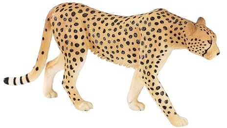 MOJO - Geparden-Männchen, handbemalte Spielfigur, Wildlife-Kollektion, naturgetreu und sehr detailliert, entworfen in Großbritannien