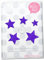 Bügelbild 5 GLITZER Sterne 4 cm bis 2 cm, 40 mm bis 20 mm Aufbügler Applikationen Bügelsticker für Stoffe Textilien Kinder zum Aufbügeln Flicken, Farbe:Glitzer lila