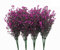 CATTREE Künstliche Sträucher aus Kunststoff, künstliche grüne Pflanzen, Hochzeit, Innen- und Außenbereich, Haus, Garten, Veranda, Küche, Büro, Tischdekoration, Arrangements, Fuchsia, 4 Stück