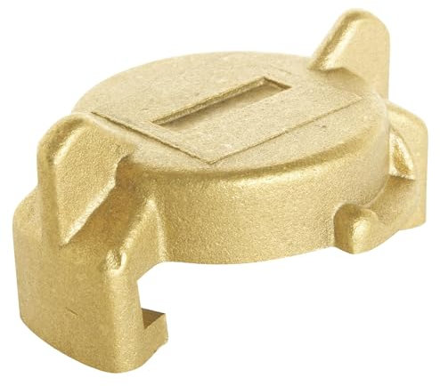 SOMATHERM FOR YOU, Bouchon d'étanchéité universel en laiton pour raccord express de tuyau d'arrosage ou robinet de puisage, avec joint intégré pour une étanchéité optimale
