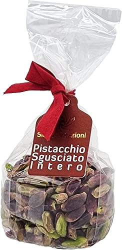 Sicilia Bedda - PISTACCHIO SGUSCIATO INTERO - Prodotto e Confezionato in Sicilia - 100% Siciliano (Confezione 100 Grammi)