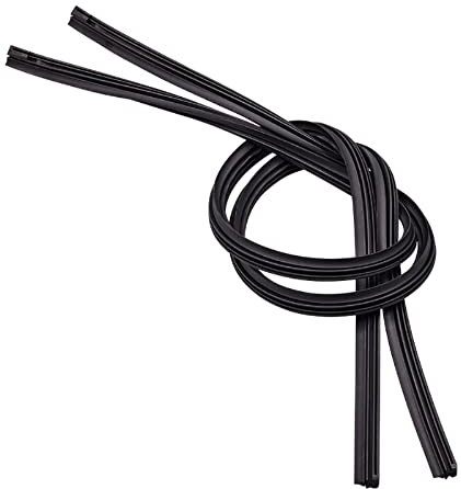 YnGia Recambios de escobilla de limpiaparabrisas, 2 piezas Recambios de goma de escobilla de limpiaparabrisas de coche universal Tira de goma de parabrisas (650mm/500mm)