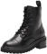 The Drop Damen Sparta Springerstiefel mit Schnürung und dicker Sohle Stiefel, Schwarz, 37.5 EU