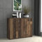möbelando Kommode Holzschrank Schrank Anrichte Beistellschrank Standschrank Tembi IV Old Wood Vintage