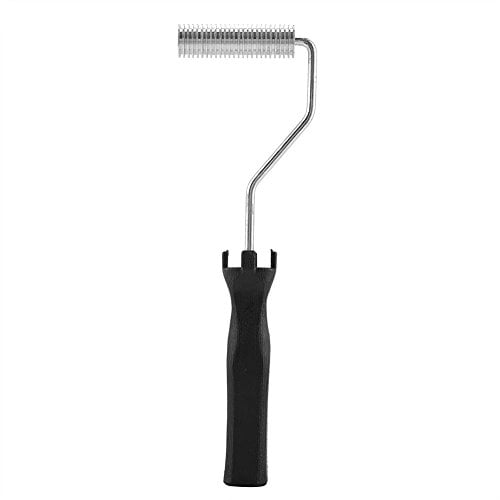 CHICIRIS Fiberglas Roller Tool Kit, Fiberglas Resin Laminier Bubble Roller mit Aluminiumkopf für GFK FRP Harz Reparaturarbeiten(Durchmesser Rolle 10 * 50mm)