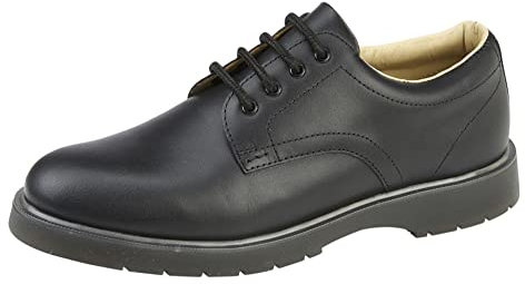 Grafters M181A Mens Leather Shoes Black