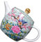 HEMOTON Japanese Teapot Ceramic Tea Kettle China Porcelain Teapot for Brew Loose Leaf Tea, Pocerlain Teapot Vintage Style Chinese Teapot Small Teapot
