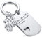 VNOX Schlüsselanhänger Personalisiert mit 4 Names Familie Kinder Mädchenfiguren & Jungenfiguren Schlüsselbund Gravur Keyfob Geschenk für Mama Papa Brüder Schwestern Vatertag Muttertag Geburtstag