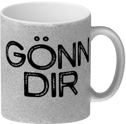 trendaffe Gönn dir Glitzer-Kaffeebecher